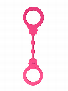 Наручники силиконовые розовые (Be Mine) (One Size)