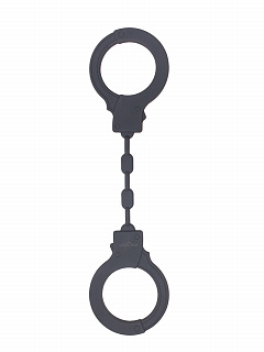 Наручники силиконовые графитовые (Be Mine) (One Size)