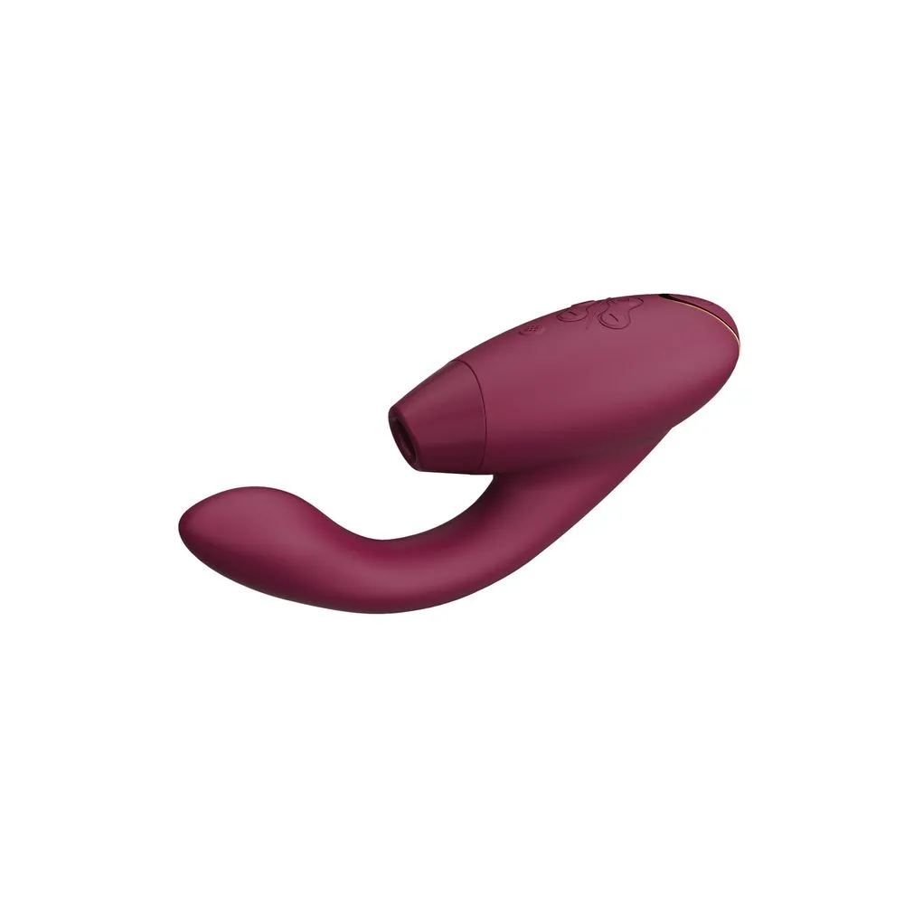 Бесконтактный клиторальный стимулятор Womanizer Duo 2, бордовый