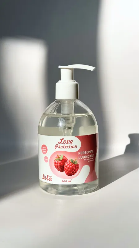 Лубрикант на Водной Основе Lola Games Love Protection Raspberry 300мл