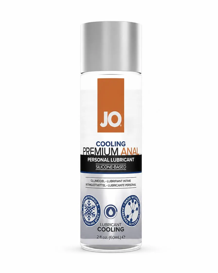 Анальный лубрикант JO Anal Premium Cooling 2oz, охлаждающий, на силиконовой основе, 60мл.