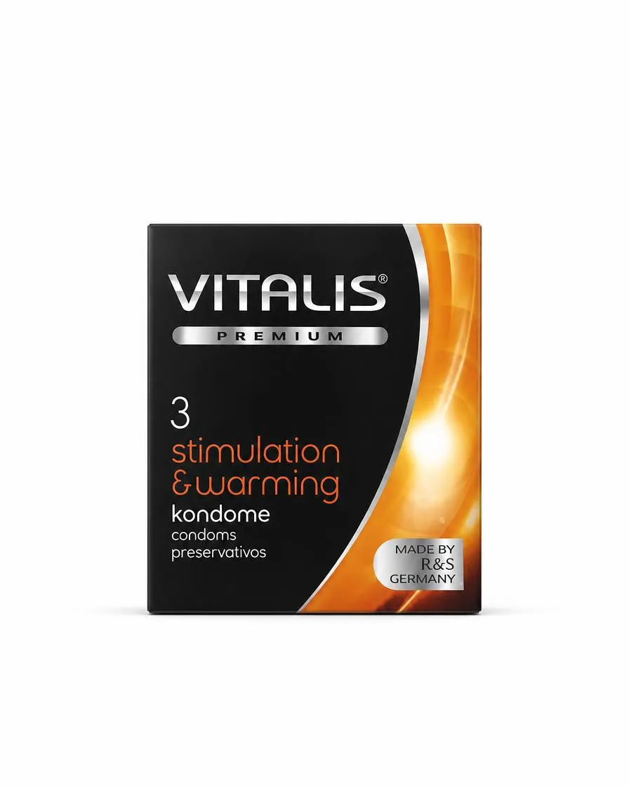 Презервативы Vitalis Premium stimulation & warming с согревающим эффектом №3