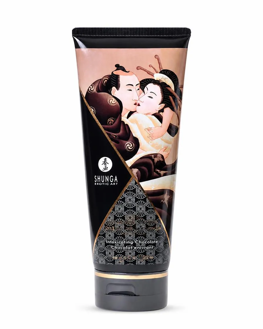 Массажный крем Shunga Erotic Art Intoxicating Chocolate, съедобный, шоколад, 200 мл