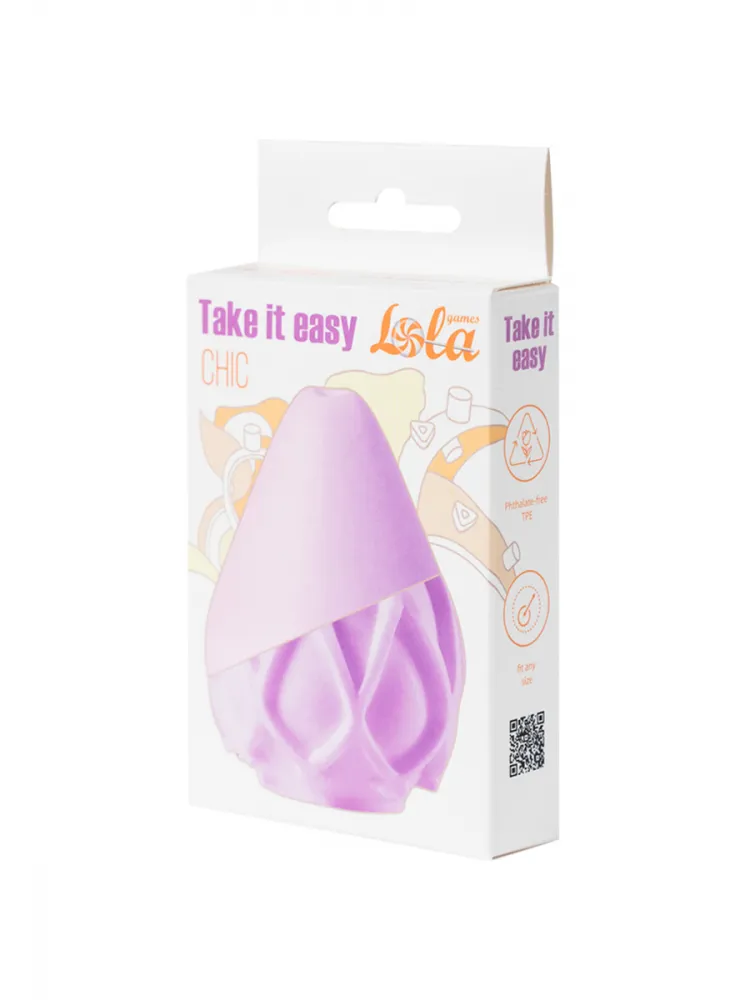 Мастурбатор Take it Easy Chic Purple