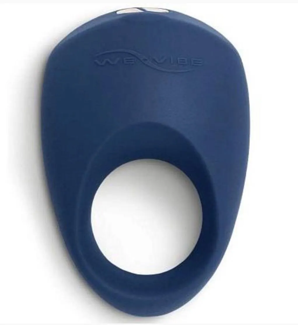 Эрекционное кольцо с вибрацией We-Vibe Pivot, синий