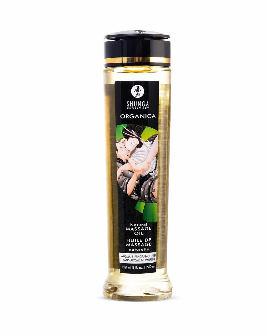 Масло для массажа Shunga Organica Aroma and Fragrance Free, возбуждающее, 240 мл