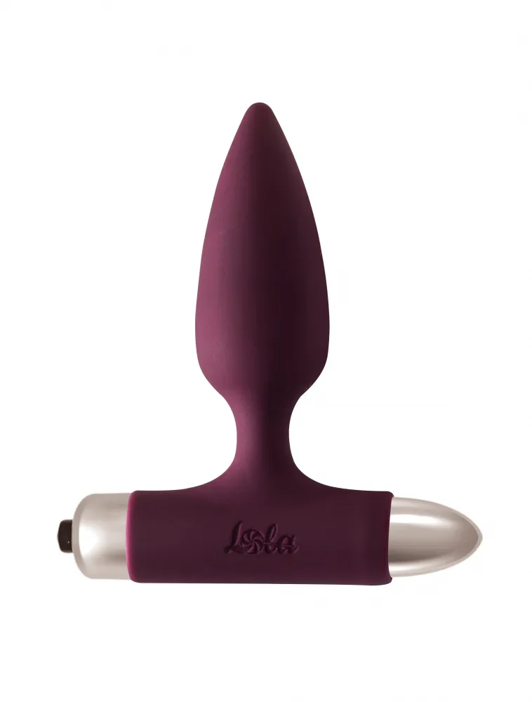 Анальная втулка с вибрацией Spice it up New Edition Glory Wine, S,  Ø 3 см, L 8,4 см, красный