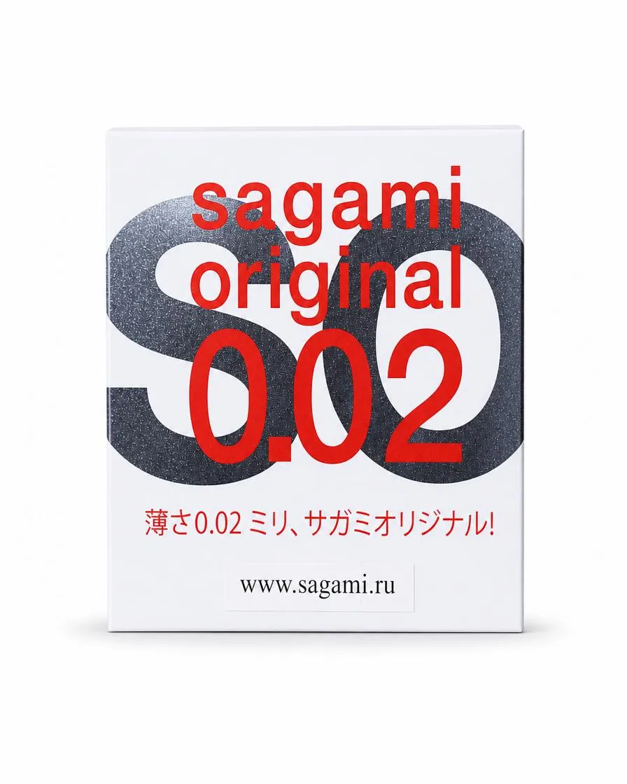 Презервативы Sagami Original 0.02, 1 шт.
