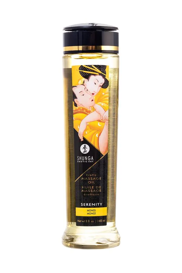 Масло для массажа Shunga Organica Serenity, натуральное, возбуждающее, цветочный, 240 мл