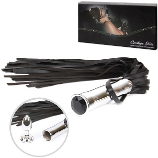 2 в 1 плетка, анальная втулка