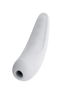 Вакуумный стимулятор Satisfyer Curvy 2+, белый