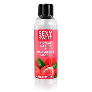 Массажное масло SEXY SWEET NECTAR LYCHEE с феромонами 75 мл