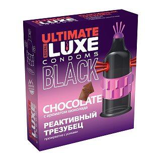 Презерватив Luxe Black Utimate реактивный трезубец № 1, шоколад