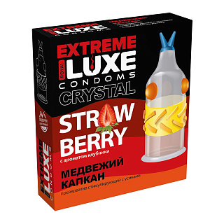 Презервативы Luxe extreme медвежий капкан (клубника), 1 шт.