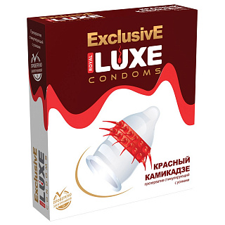 Презервативы Luxe Exclusive Красный камикадзе №1, 1 шт.
