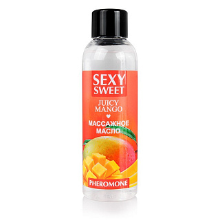 Массажное масло SEXY SWEET JUICY MANGO с феромонами 75 мл