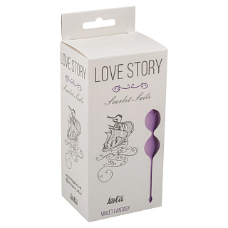 Вагинальные шарики Love Story Scarlet Sails Violet Fantasy