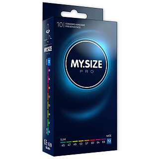 Презервативы MY.SIZE № 10, ширина 72 мм