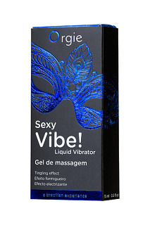 Гель для массажа ORGIE Sexy Vibe Liquid Vibrator с эффектом вибрации, 15 мл