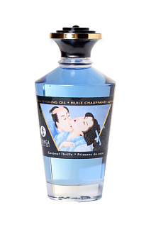 Масло для массажа Shunga Afrodisiac Warming Coconut Thrills, разогревающее, кокос, 100 мл.
