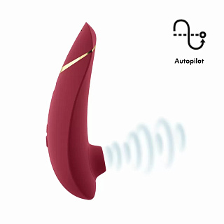 Бесконтактный клиторальный стимулятор Womanizer Premium 2, бордовый