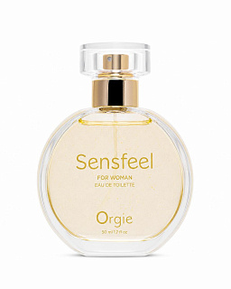 Туалетная вода с феромонами Orgie SENSFEEL, для женщин, 50мл