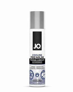 Лубрикант JO Premium Cooling 1oz, охлаждающий, на силиконовой основе, 30мл.