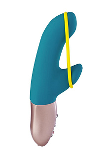 Вибратор Fun Factory AMORINO, силикон, голубой, Ø 3 см, L 7 см