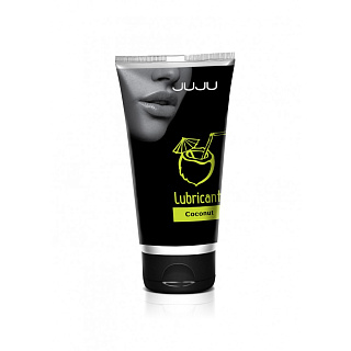 Съедобный лубрикант JUJU, на водной основе, со вкусом кокоса, 50мл