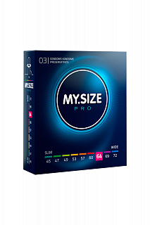 Презервативы MY.SIZE № 3, ширина 64 мм