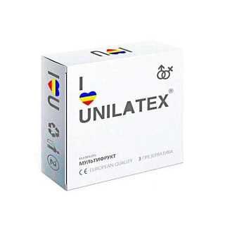 Презервативы Unilatex Multifruits 3 шт