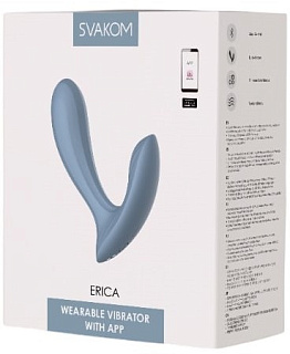 Интерактивный вибромассажер Svakom Erica Blue