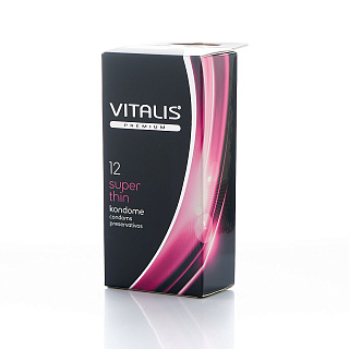 Презервативы Vitalis Premium super thin ультратонкие №12