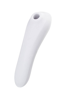 Вакуумный клиторальный стимулятор Satisfyer Dual Pleasure белый