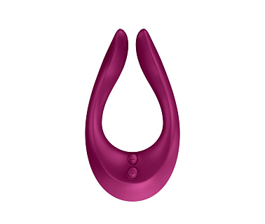 Вибромассажер для пары Satisfyer Endless Joy Berry, красный