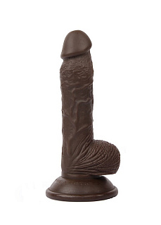 Фаллоимитатор Erowoman realistic, 13 см, Ø 3,6 см, коричневый