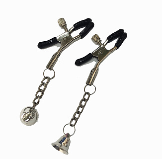 Зажимы на соски с колокольчиком