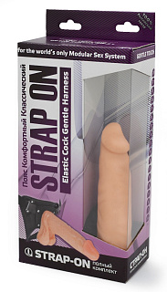 Страпон с поясом LoveToy Ø 3.5 см, 16.5 см