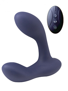 Массажер простаты с двумя моторами Spice it Up P-Bliss, синий