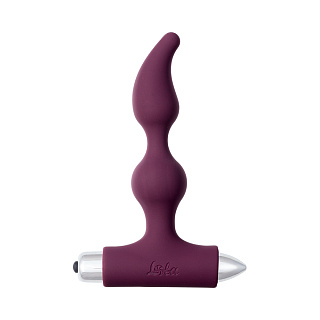 Анальная втулка с вибрацией Spice it up New Edition Elation Wine, силикон, S Ø 2,8 см, бордовый