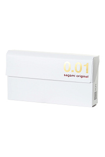 Презервативы Sagami Original 001, Ø 5,5 см, L 17 см, №5