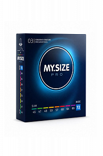 Презервативы MY.SIZE № 3, ширина 72 мм