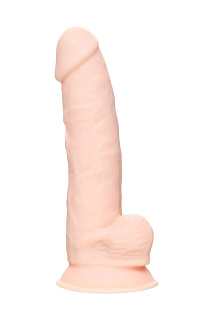 Фаллоимитатор RealStick Silicone Jake G, 15 см, Ø 4,1 см, силикон, телесный