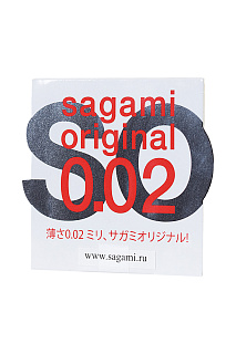 Презервативы Sagami Original 0.02, 1 шт.