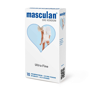 Презервативы Masculan Ultra 2, Особо тонкие (Ultra Fine), №10