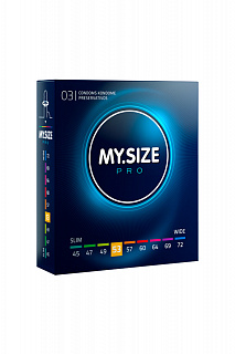 Презервативы MY.SIZE № 3, ширина 53 мм