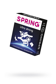 Презервативы Spring Ultra strong, утолщенные, 17,5 см, 3 шт