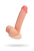 Фаллоимитатор RealStick Silicone Chris H, 17,5 см, Ø 3,4 см, телесный
