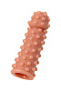 Насадка KOKOS реалистичная с дополнительной стимуляцией, TPE, L 12,7 см, Ø 3,7 см