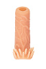 Насадка KOKOS реалистичная с дополнительной стимуляцией, TPE, L 12 см, Ø 4,4 см